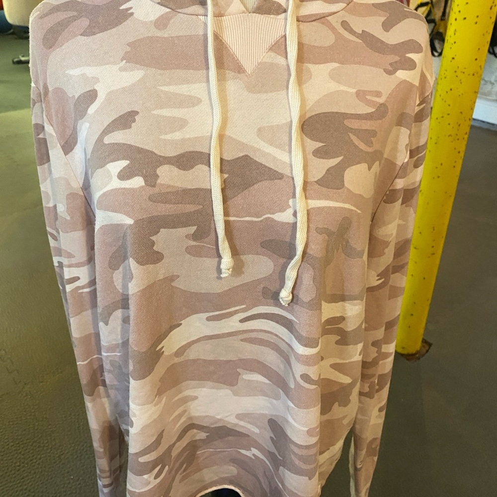 Camo Print Hoodie